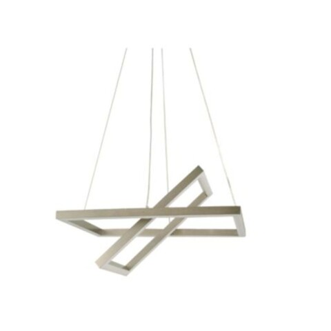 COLGANTE LED RECT 30W 3000K NIQUEL COLGANTE LED RECT 30W 3000K NIQUEL