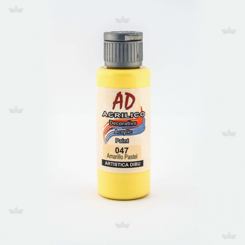 ACRILICO DECORATIVO AMARILLO PASTEL 60 ML N/A