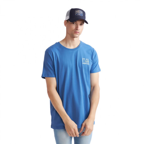 Remera de Hombre N+ Narciso Azul