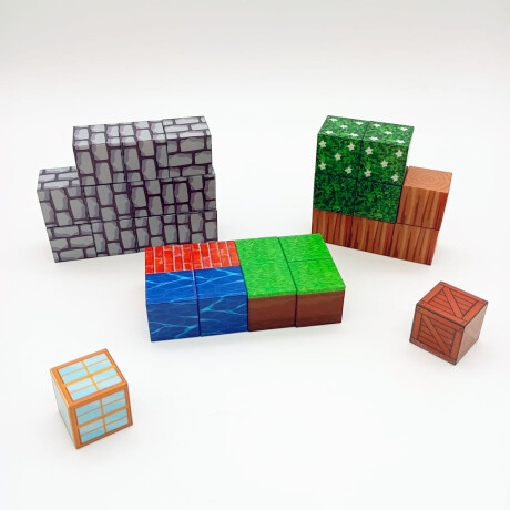 Juego Bloques Magnéticos 150p Cubo Novedad Minecii Juego Bloques Magnéticos 150p Cubo Novedad Minecii