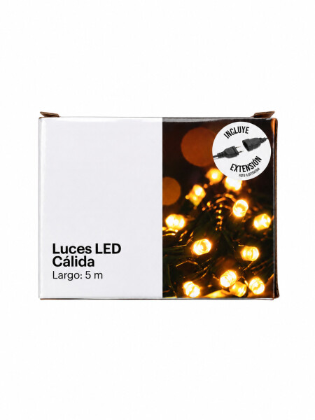 LUCES LED MULTICOLOR DORADO
