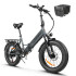 Bicicleta Eléctrica Samebike 20 Plegable 750w GRIS