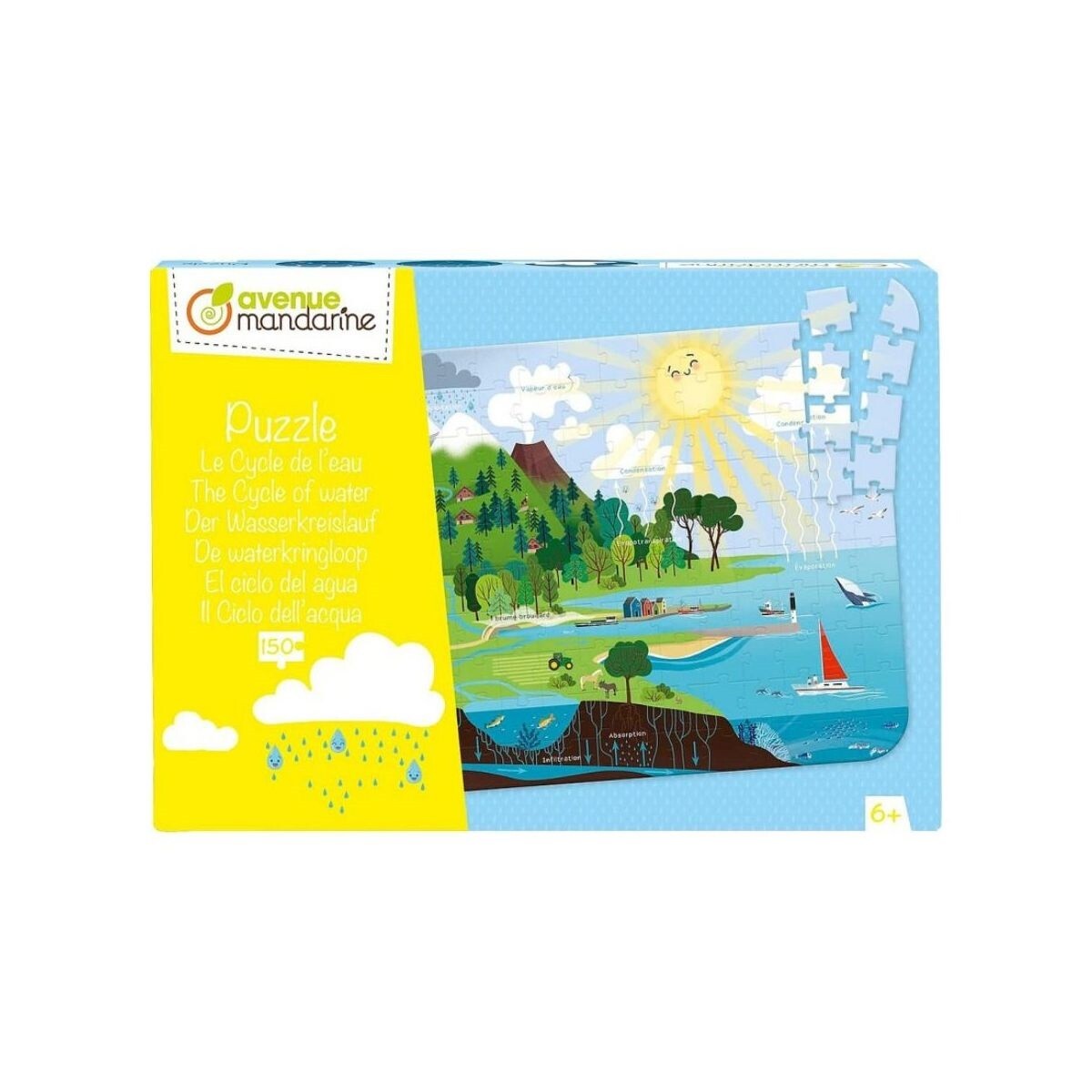 Puzzle Educativo Water Cycle 150 Piezas 