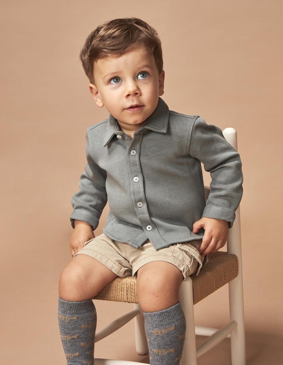 Camisa Polo - Verde Oscuro 