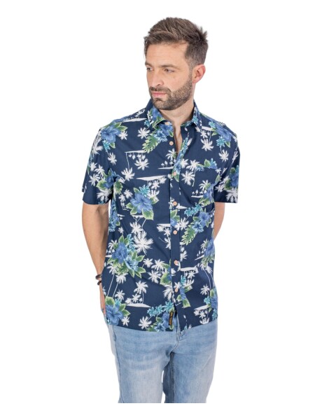 Camisa estampada UFO Maui Verde XL
