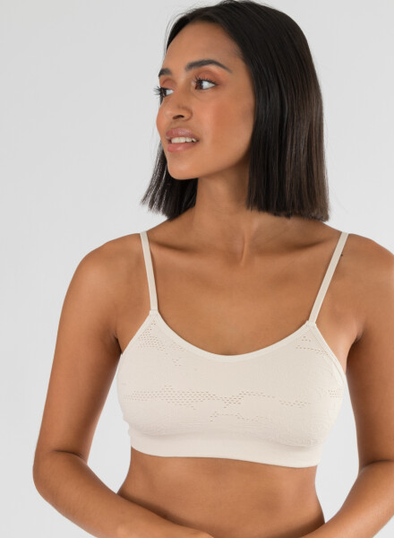 TOP BEGONIAS COPA REMOVIBLE MARFIL