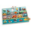 Puzzle Vroom Encastre Djeco Puzzle Vroom Encastre Djeco