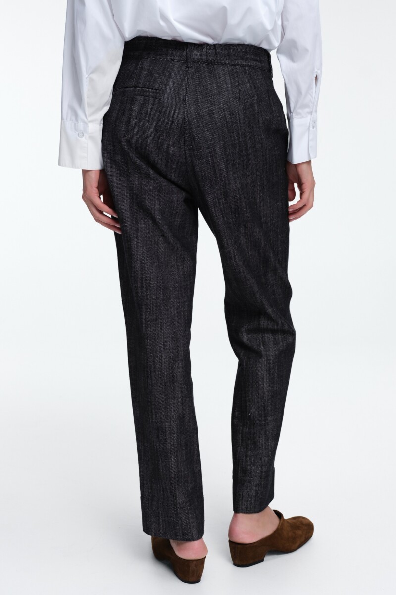 PANT SLIM DENIM Negro