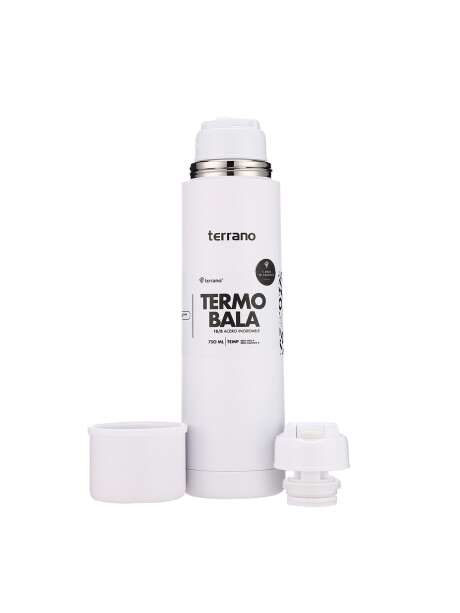 Termo Bala 750ML. Blanco