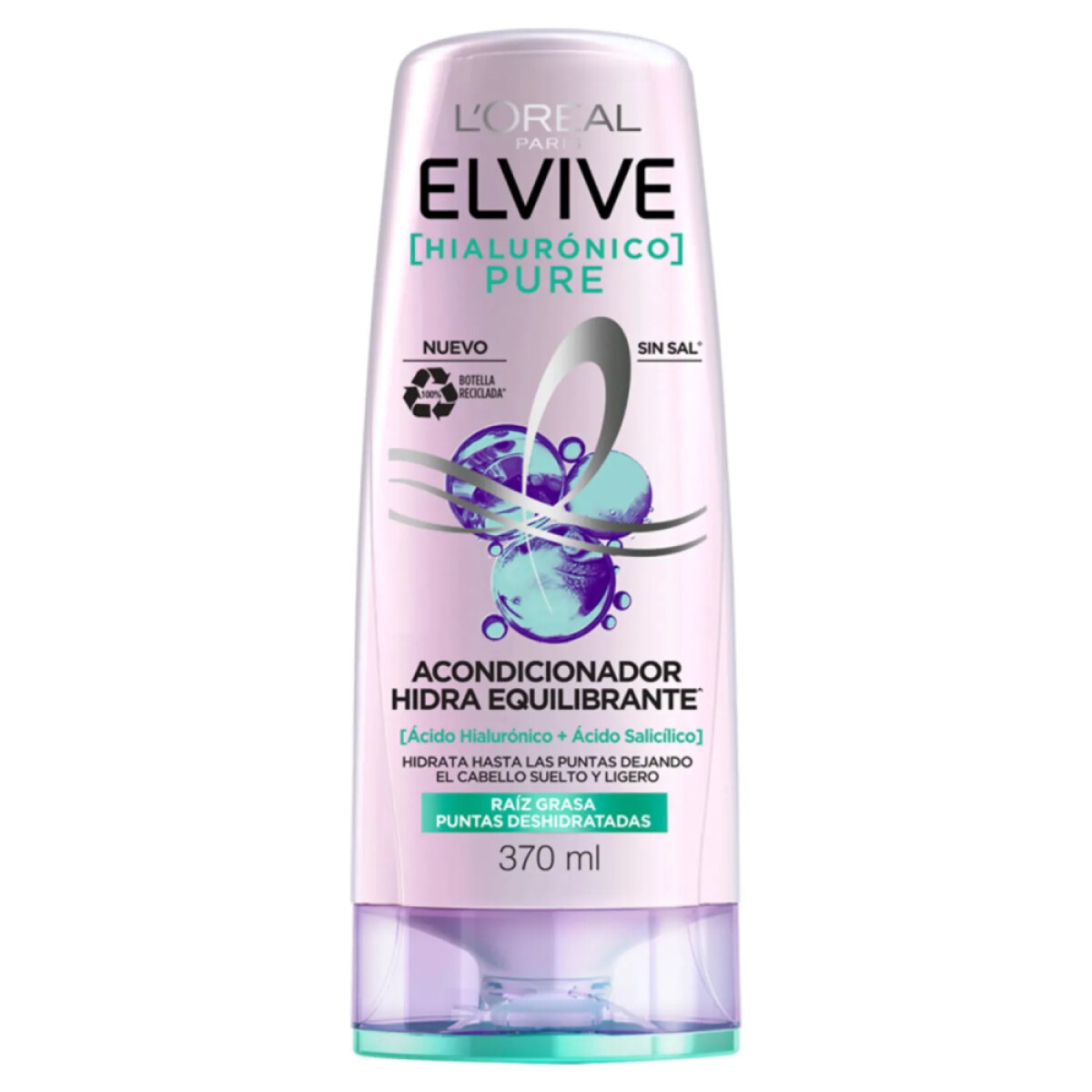Acondicionador L'Oréal Paris Elvive Hialurónico Pure 370ml 