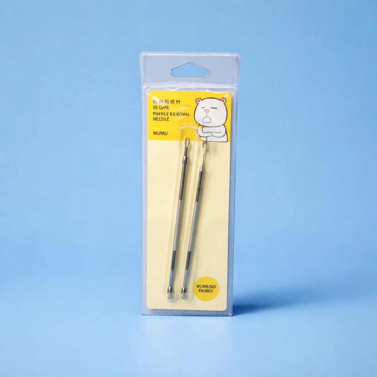 JUEGO DE AGUJAS PARA REMOVER PUNTOS NEGROS Y ACNE 