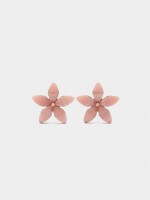 Pendientes De Flor violeta