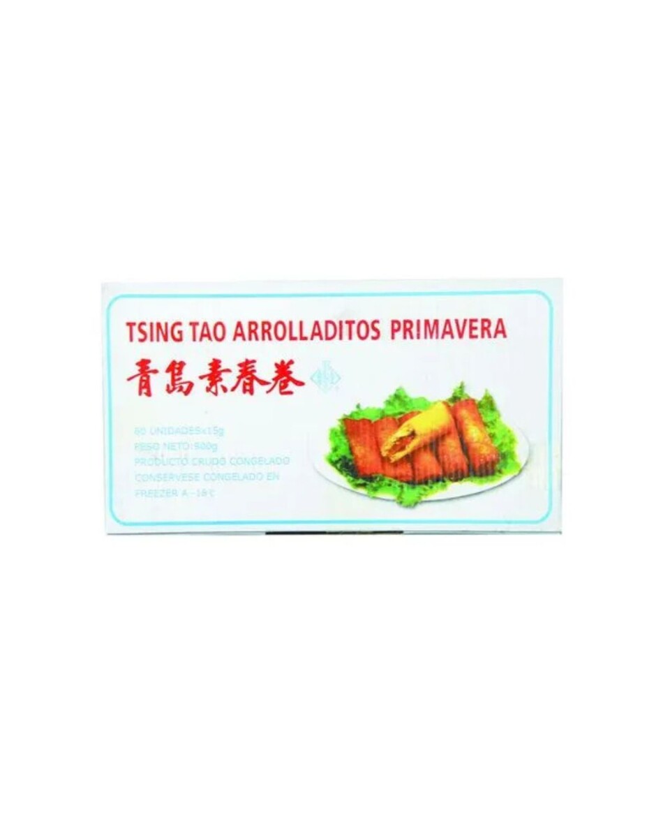 ARROLLADITOS PRIMAVERA DE VEGETALES TSING TAO 60 UNIDADES 