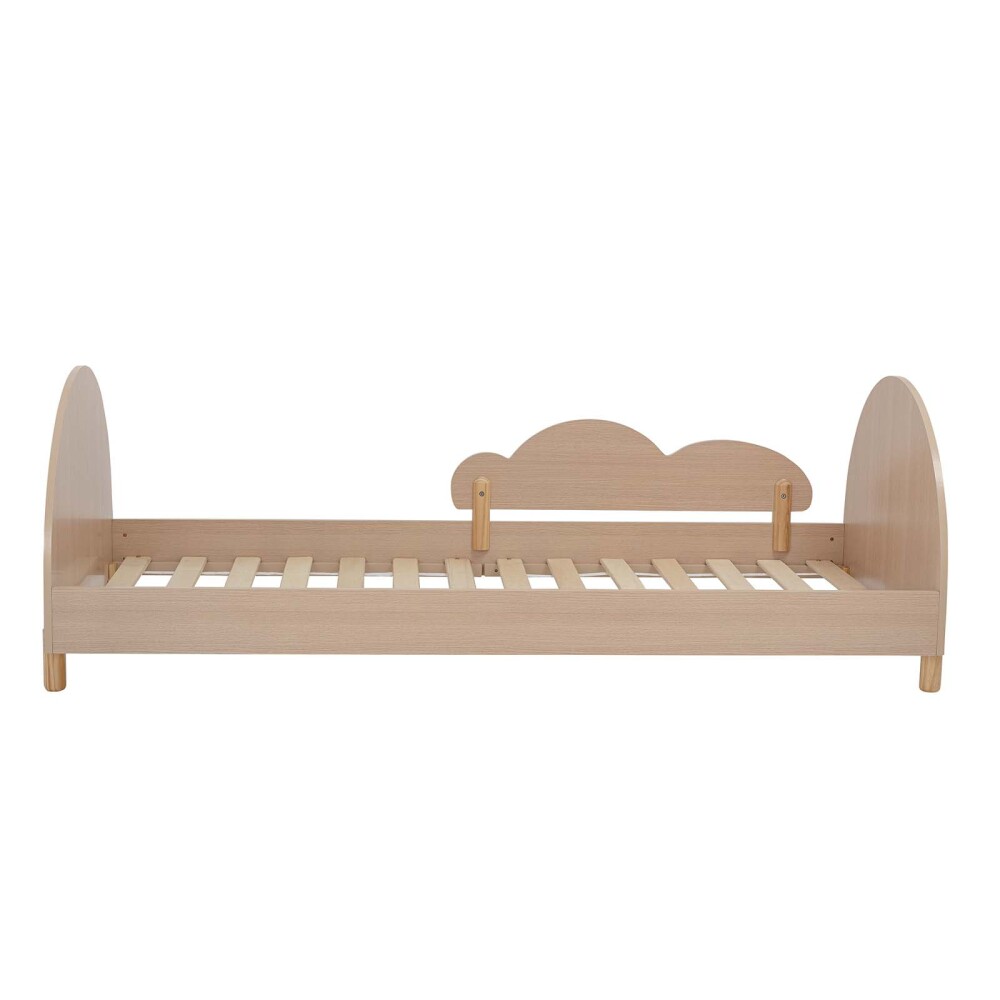 CAMA 1 PLAZA MDF NATURAL-BEIGE ARCOIRIS