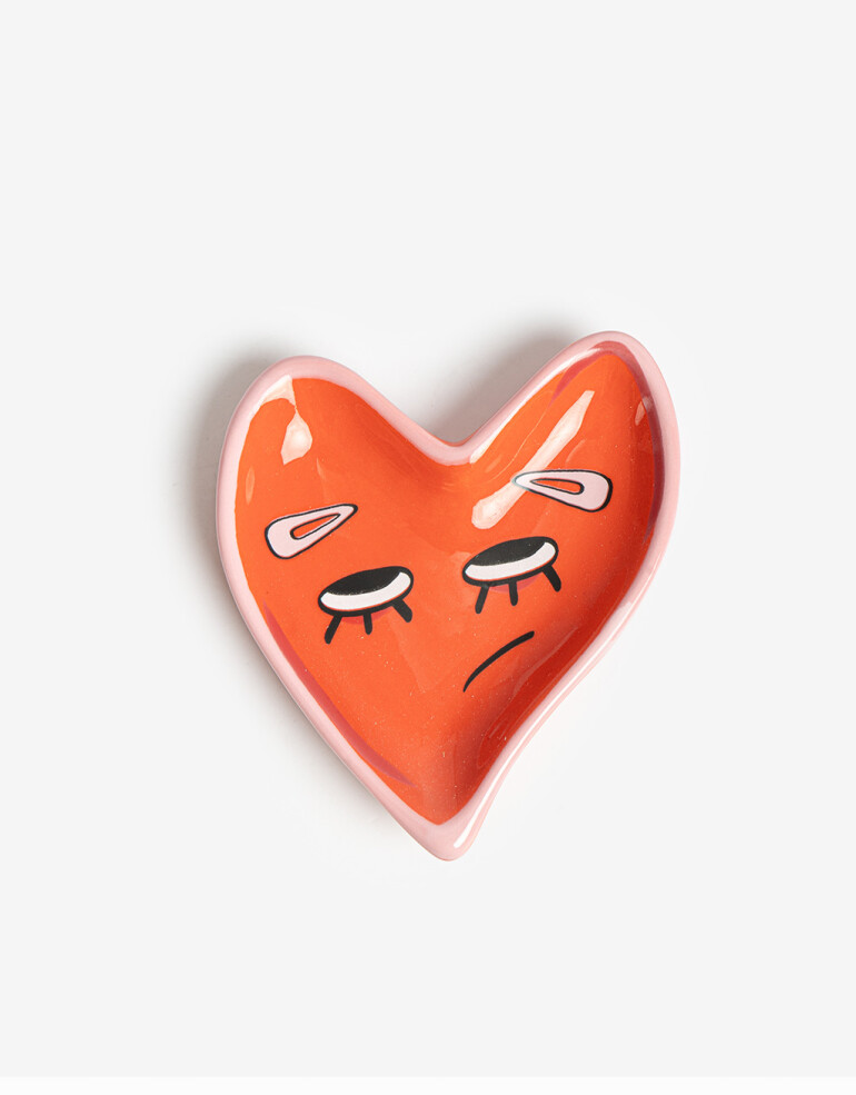 Rega Varios Platito Bijoutero Broken Hearts - Combinacion Tricolor