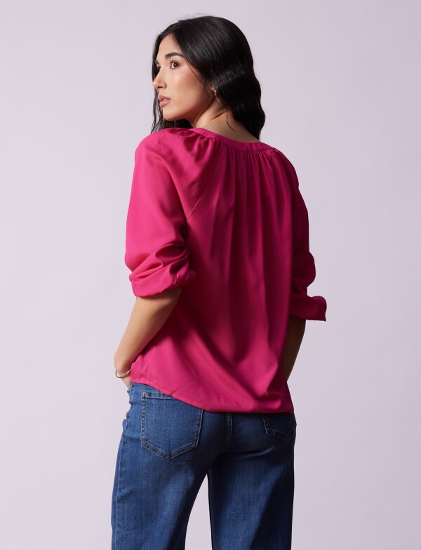 Blusa Gasa FUCSIA