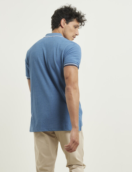 520902 REMERA NAVIGATOR Azul Melange