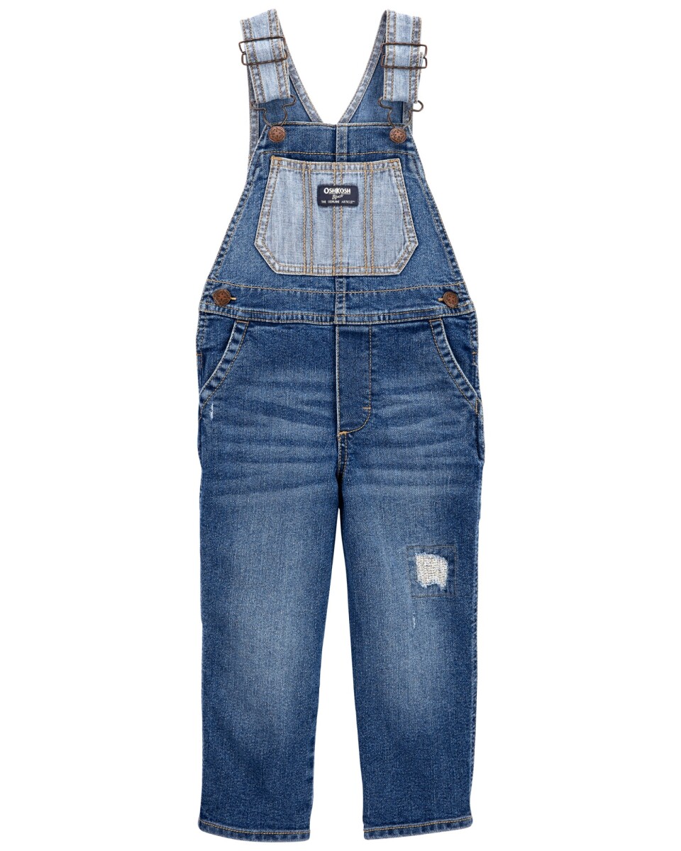 Enterito jean con rasgado. Talles 2-5T 