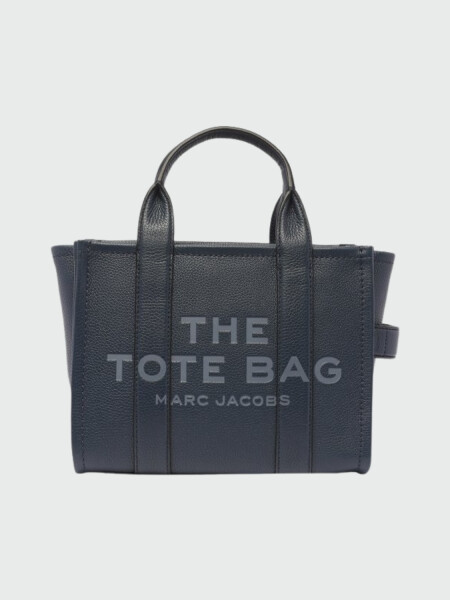 MARC JACOBS - THE LEATHER SMALL TOTE BAG Azul