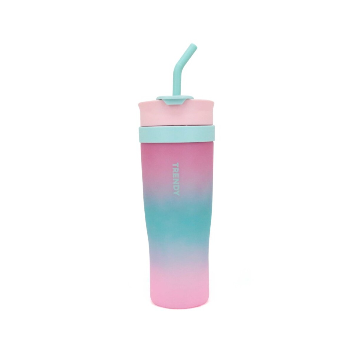 Vaso con sorbo - Fucsia 