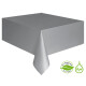 Mantel Biodegradable Rectangular Plateado