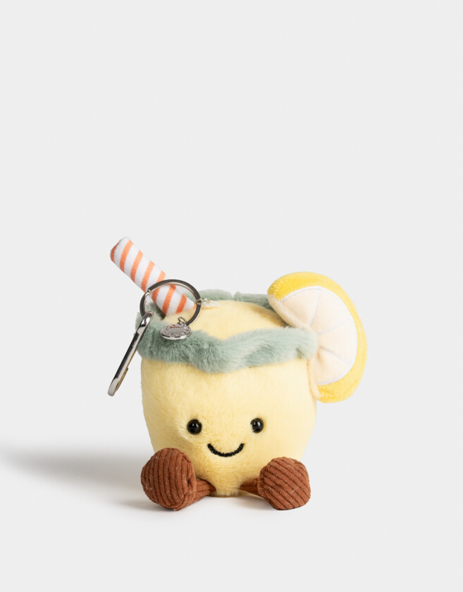 Llavero Peluche Llavero & Charm Peluche Limonada - Amarillo Medio