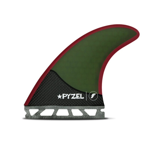 Quilla Futures Pyzel Medium Green/Red Quilla Futures Pyzel Medium Green/Red