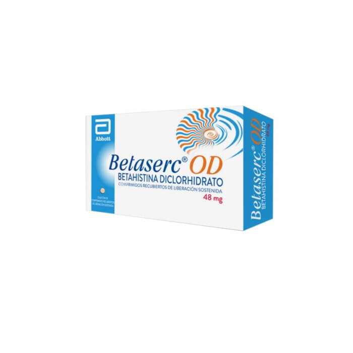 BETASERC OD 48 MG. CJ X 30 COMP. única