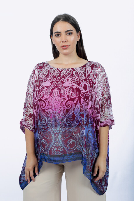 BLUSA DANICA Bordeau