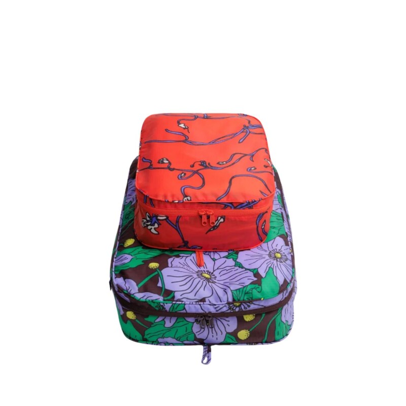 SETNEC.X2 Set X2 Neceser Organizadores De Viaje Baggu - Poppy Mix
