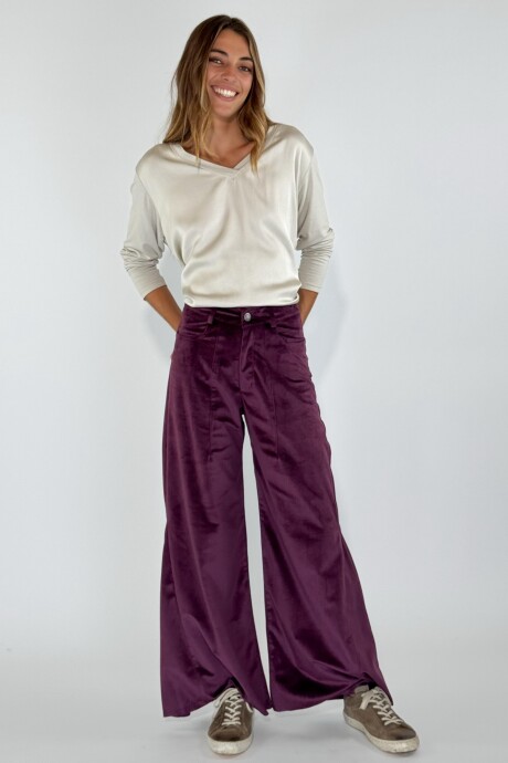PANTALON ADELE Bordeaux