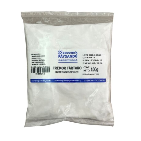 Cremor tártaro 100 g