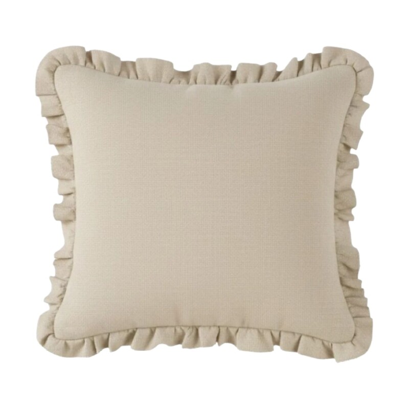 COJIN CUAD BEIGE 40X40CM Unica