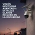 Cámara Seguridad Sola WiFi 4K Exterior Visión Nocturna Color Blanco Negro