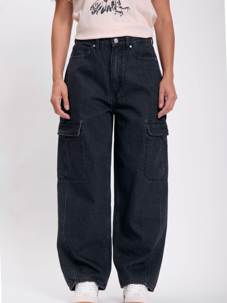 Pantalón cargo Negro