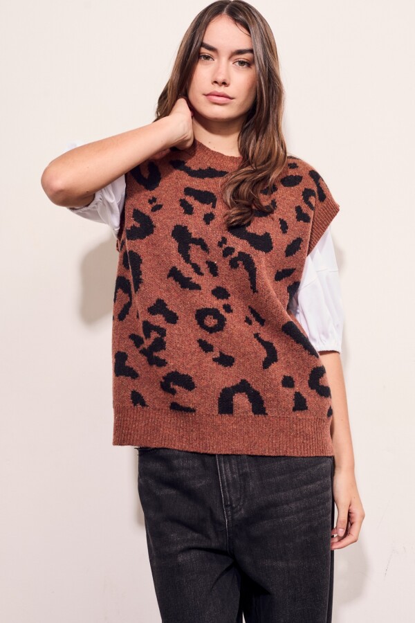 Chaleco Animal Print Animal Print