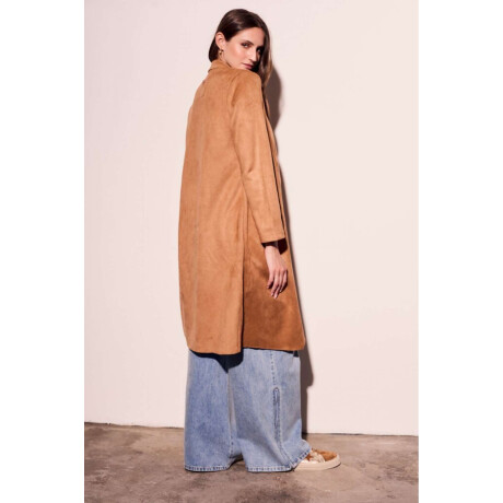 Trench Gamuza Cuero Vegano Beige