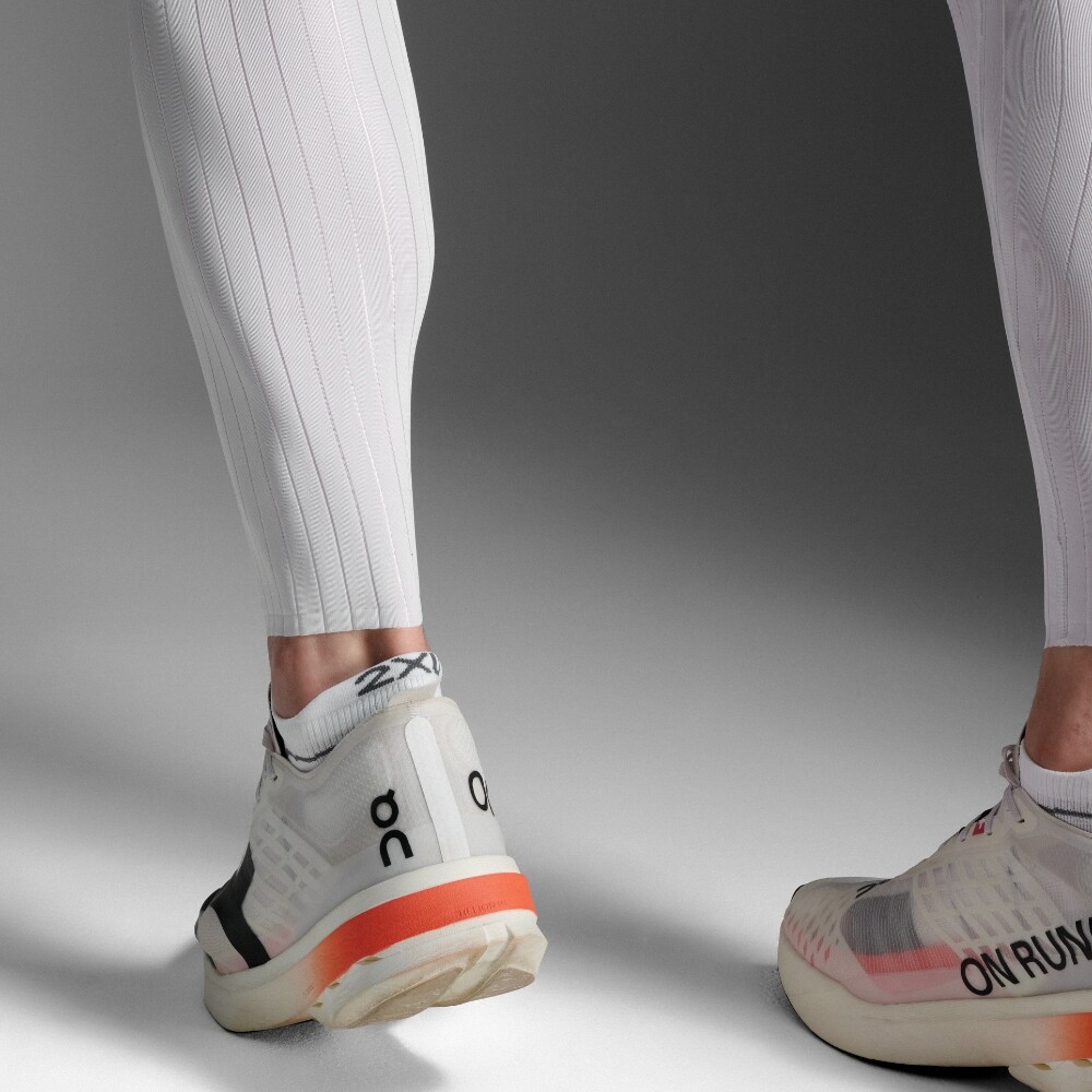 Light Speed Aero Calf Guards White/black