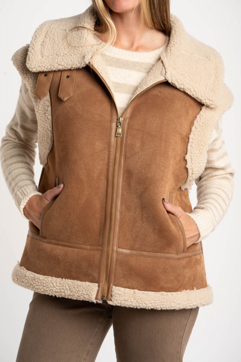 Chaleco Gamulan - Camel 