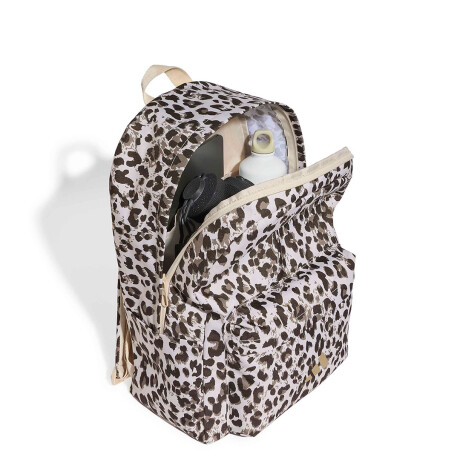 Mochila Adidas Estampada Leo Beige - Animal Print