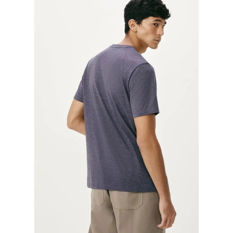 CAMISETA MM MASC AZUL MESCLA