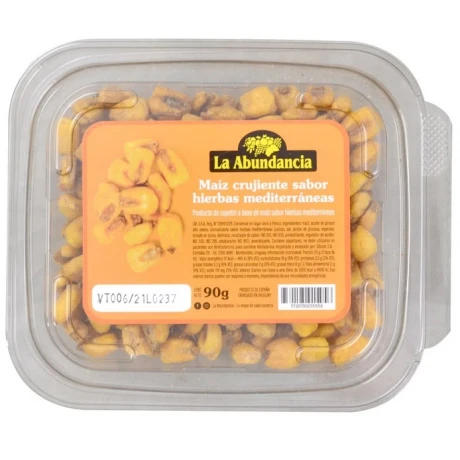 MAIZ CRUJIENTE HIERBAS LA ABUNDANCIA POTE 90G MAIZ CRUJIENTE HIERBAS LA ABUNDANCIA POTE 90G