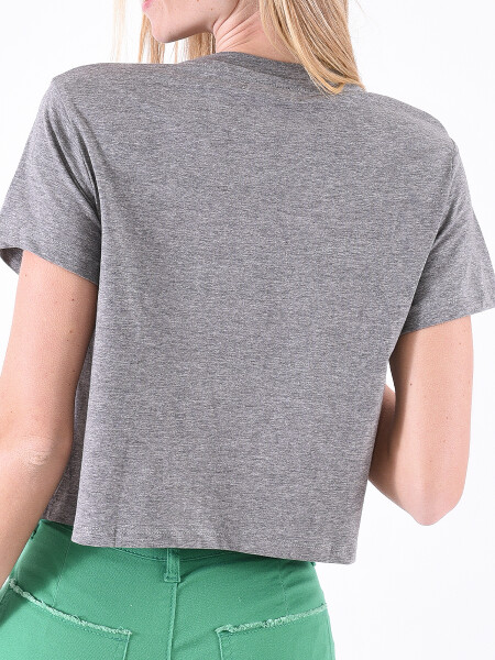 REMERA CORAZON GRIS (V)