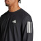 Remera de Hombre Adidas Own The Run M/Larga Negro - Blanco