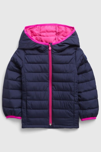 Campera Puffer Toddler Niña Navy Uniform