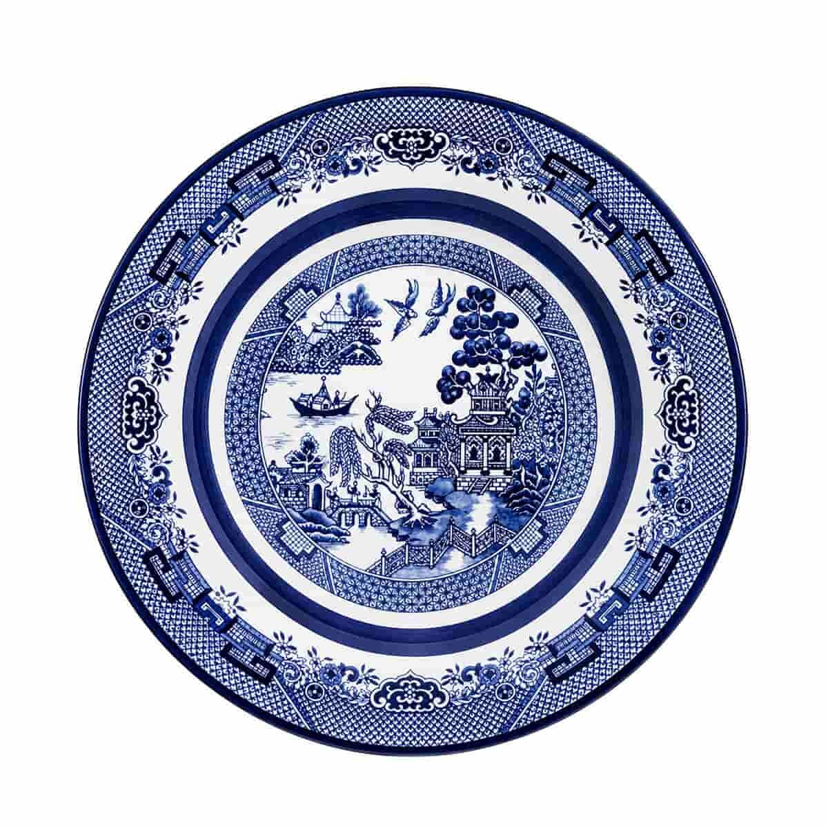 Plato postre Blue Willow 22 cm OXFORD 