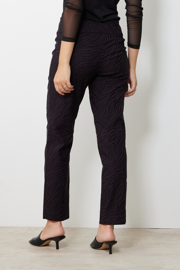 Pantalón Zebra NEGRO/MARRON