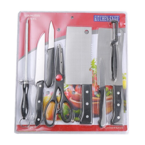 Set de cuchillos y tijera 32*29cm N/a