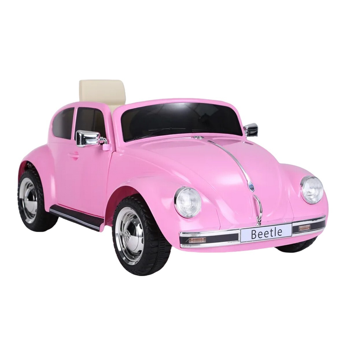 AUTO INFANTIL A BATERIA ESCARABAJO ROSADO 