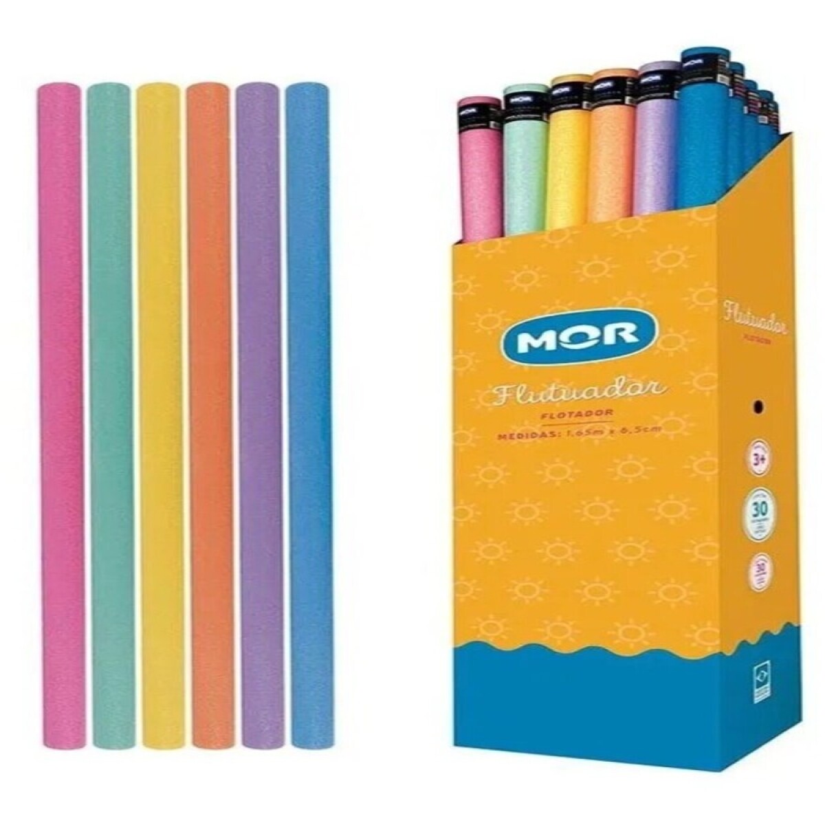 Flotador Tubo Mor 1551 160 X 6Cm Varios Colores 